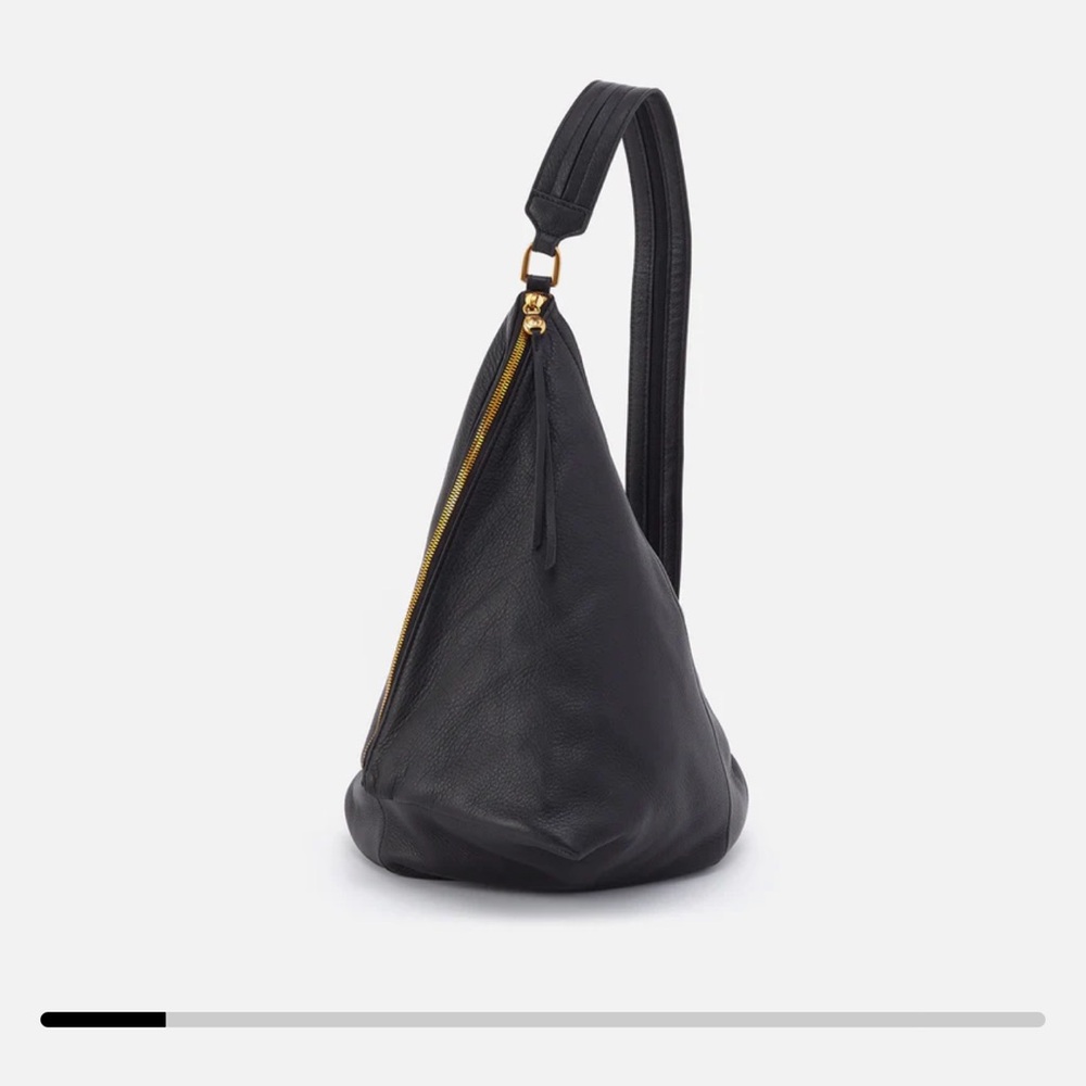 HOBO Convertible swing  Black Leather Women's Bag WORN ONCE - Picture 5 of 8